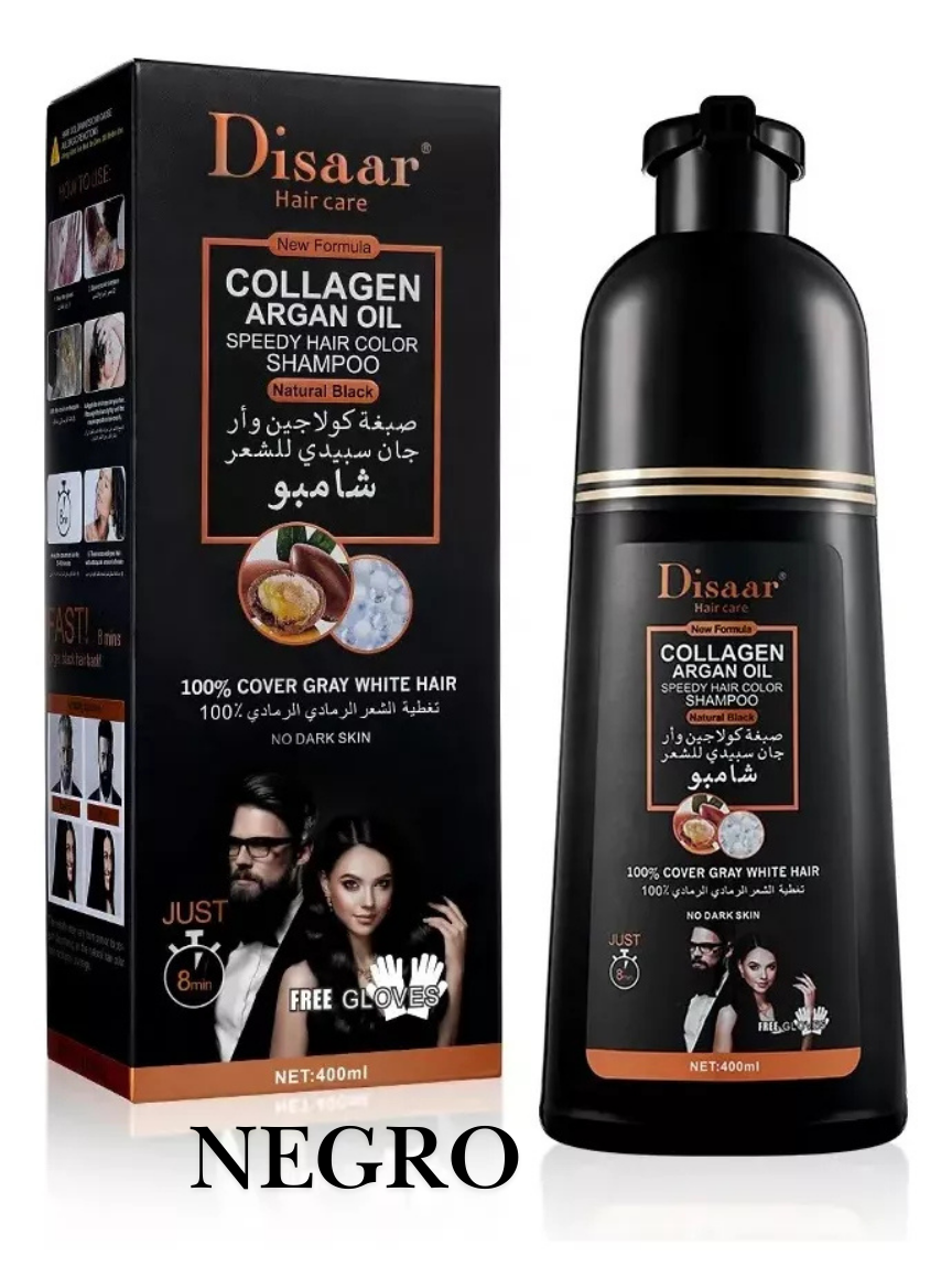 Shampoo Cubre Canas "Negro"